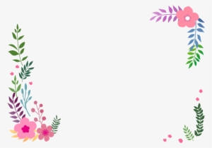 Borders And Frames Flower Petal Clip Art - 無料 イラスト 花 フレーム