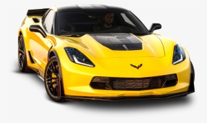 Yellow Chevrolet Corvette Z06 C7 Car Png Image - Corvette C7 Png