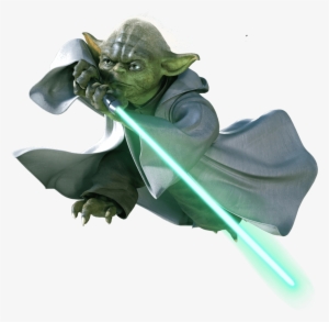 Yoda Flying Transparent Png - Star War Yoda Png