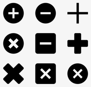 Remove & Add 21 Icons - Plus And Minus Icons