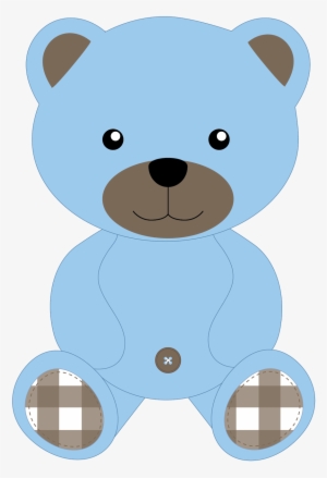 Clipart Bear Boy - Blue Teddy Bear Clip Art