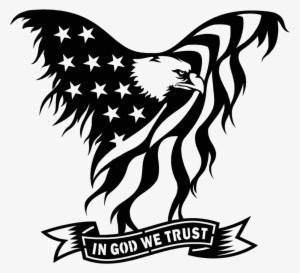United States Clipart American Flag Eagle - Eagle Flag In God We Trust