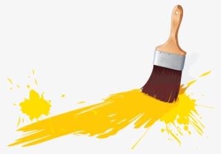 Background Paintbrush - Paint Brush With Paint Png