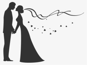 Wedding Png - Bride And Groom Silhouette