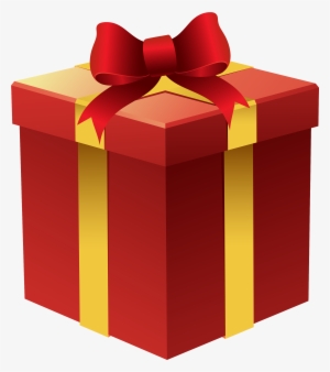 Gift Box In Red Png Clipart - Gift Box Clipart Png