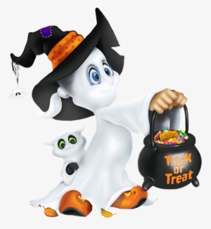 Cute Halloween Ghost Clipart
