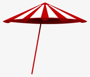 This Free Icons Png Design Of Red-white Umbrella