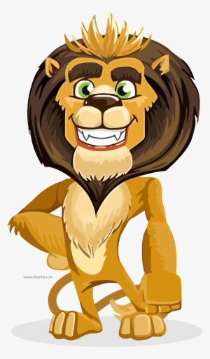 King Lion Cartoon Best Clipart Png - Cartoon Characters
