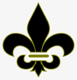 Black And Gold Fleur De Lis Clip Art - Fleur De Lis Png Gold