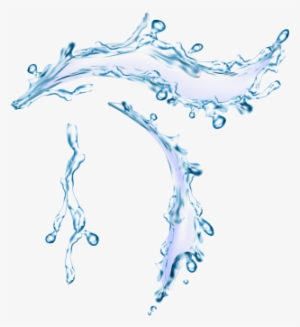 Realistic Splesk Water, Water, Splash, Vector Png And - Water
