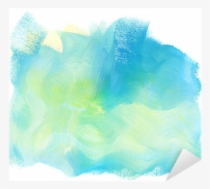 Abstract Colorful Watercolor Wave Background - Painting