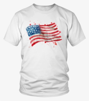 Unisex Tee "usa Watercolor" - Great Grandma Shirts