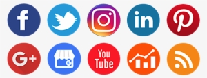 Social Media Icons For Social Media Management Platform, - Social Media Platforms Transparernt