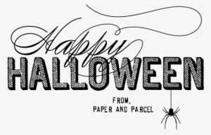 No Comments - - Happy Halloween Label