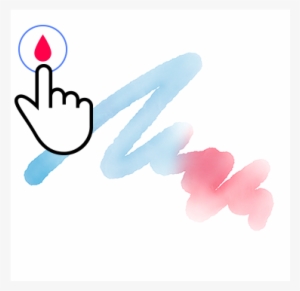 The Ink Stays Wet And Colors Blends Together Until