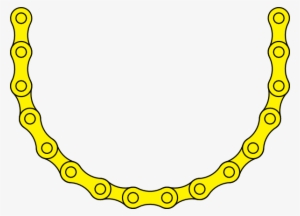 Gold Chain Clipart - Gold Necklace Cartoon Png