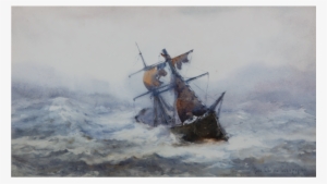 Rose Champion De Crespigny Marine Watercolour Of A - Rose Champion De Crespigny