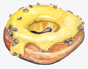 Passionfruit Milk Choc Donut