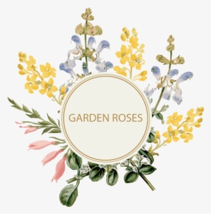 Wedding Invitation Flower Watercolor Painting Banner - Border Flower Hd