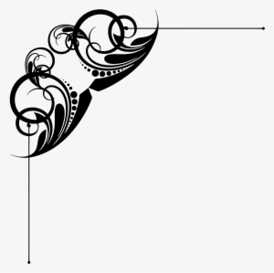 Clipart Free Clipart Corner Ornament Line Art Big Image - Decorative Png Ornament Border