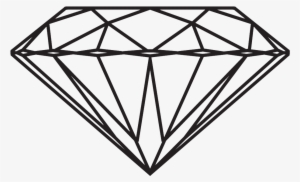 Diamond Tattoo Stencil - 628x628 PNG Download - PNGkit