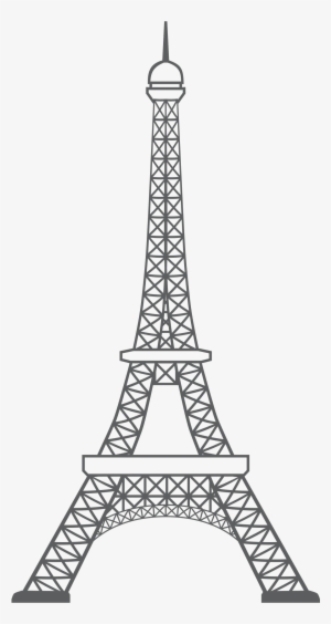 Eiffel Tower Outline Png Svg Transparent Library - Tour Eiffel Clip Art