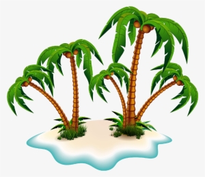 Palm Tree Png Clipart - Palm Tree Island Clip Art Png