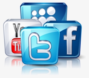 Social Media Icons Clipart Social Marketing - Daiwa L42fvc4u 102 Cm (40 Inches) Full Hd Led Smart