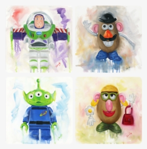 Toy Story Set Coasters - Mr Potato Head - Vintage Nostalgia Hoodie (pullover)