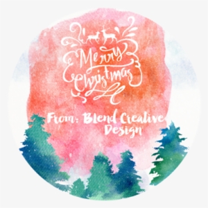 Merry Christmas From Blend - Artwall Jo Moulton's 'merry Christmas With A Deer'