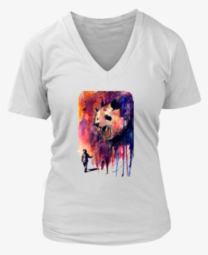Panda Watercolor T-shirt - Scorpio Shirts