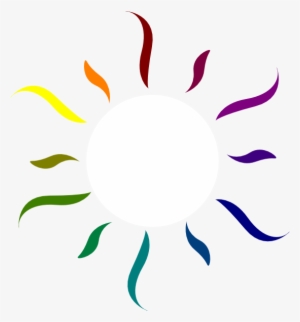 Rainbow Sun Rays Svg Clip Arts 552 X 593 Px