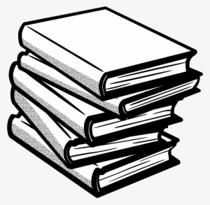 Lineart By @frankes, Line Art Books, On @openclipart - Book Clip Art