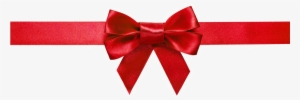 Red Bow Ribbon Png Image Background - Red Ribbon Png