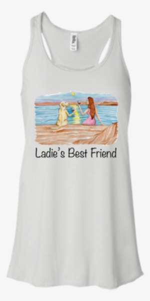 Ladie's Best Friend Watercolor T-shirt - Queens Are Born In July Vests