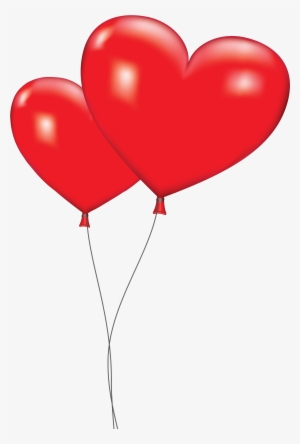 Vector Freeuse Orange Balloon Large Red Balloons Png - Heart Balloon Png