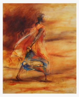 Masai Lady - Modern Art