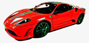 Ferrari F430 Car Racing Car Road Colorful - Auto De Carrera Rojo Png