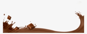 Chocolate Milk Splash Png Banner Library Download - Milk And Chocolate Png