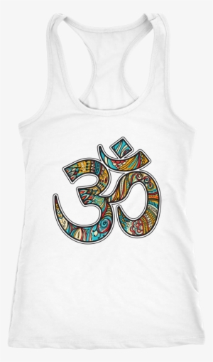 Watercolor Om Tank Top - Watercolor Painting