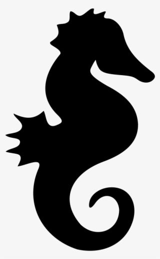 Sea Horse Silhouette Clip Art - Seahorse Silhouette Png