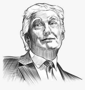 Is Donald Trump Mentally Competent To Hold Office - Donald Trump Drawing Png