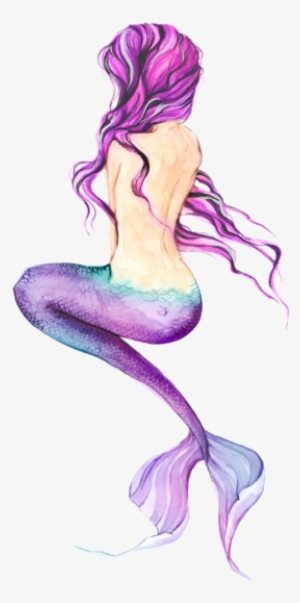 Brush And Sponge Cleaner- Mermaids Kiss Refill - Mermaid Clipart Watercolor Sea