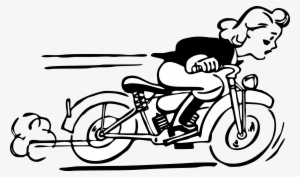 Motorbike Drawing At Getdrawings - Girl On Motorcycle Clipart