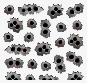 Set Of Bullet Holes Two - Beistle Bullet Holes Peel 'n Place Party Accessory