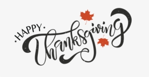 Happy Thanksgiving Images Png Jpg Black And White Library - Thanksgiving Font