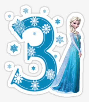 Convite Elsa Frozen Png - Frozen Happy 3rd Birthday