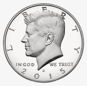 Us Half Dollar Obverse 2015 - 2018 Kennedy Half Dollar