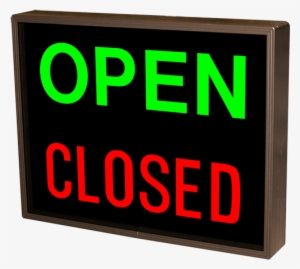 Open - Closed - Outdoor Open Closed Led Sign