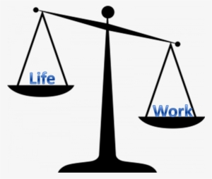 Work Life Balance Clipart - Scales Of Justice Clip Art